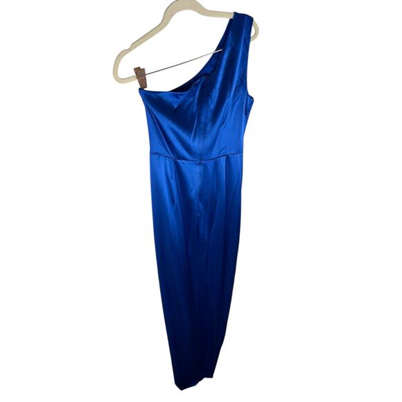 Sau Lee Preston Gown Maxi Dress Satin Formal Classy Party Gala Prom Hoco Blue 6 - Picture 10 of 10
